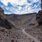 Volcàn del Cuervo in de krater