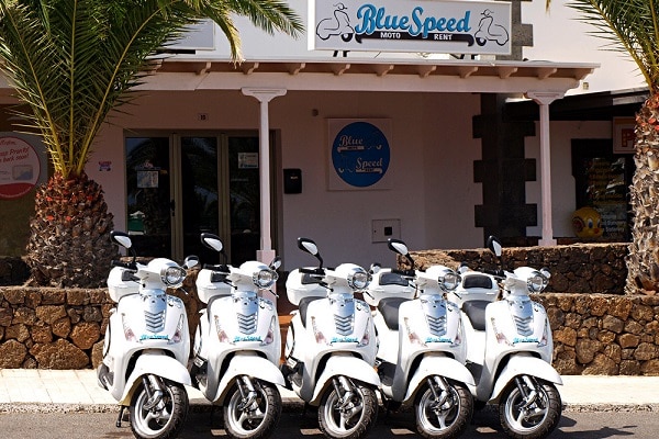 Scooter huren op Lanzarote