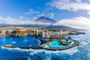 Tenerife met de Teide op de achtergrond